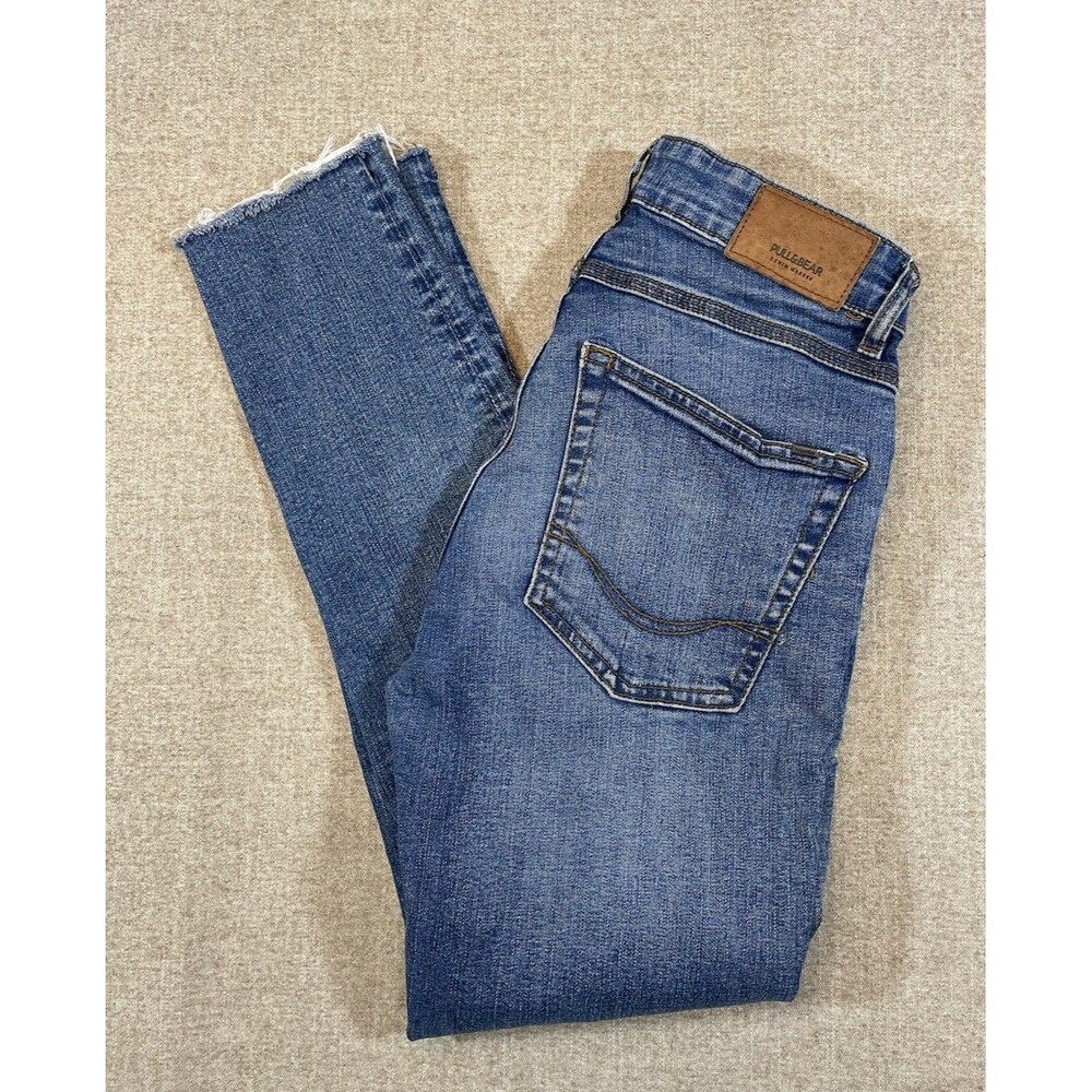 Pull & Bear Jeans Women’s Size 26x26 Slim Pocket Medium Wash